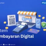 Ilustrasi sistem pembayaran digital untuk bisnis online di Indonesia