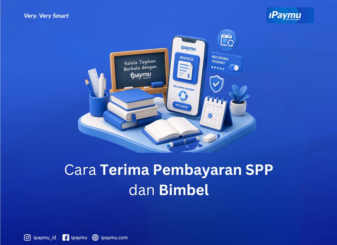Cara terima pembayaran SPP dan les bimbel online tanpa tagih manual