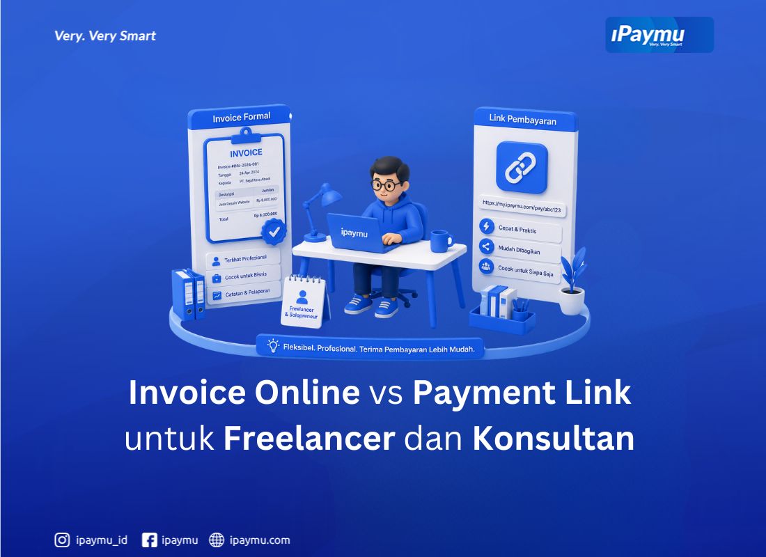 Invoice online vs payment link untuk freelancer dan konsultan