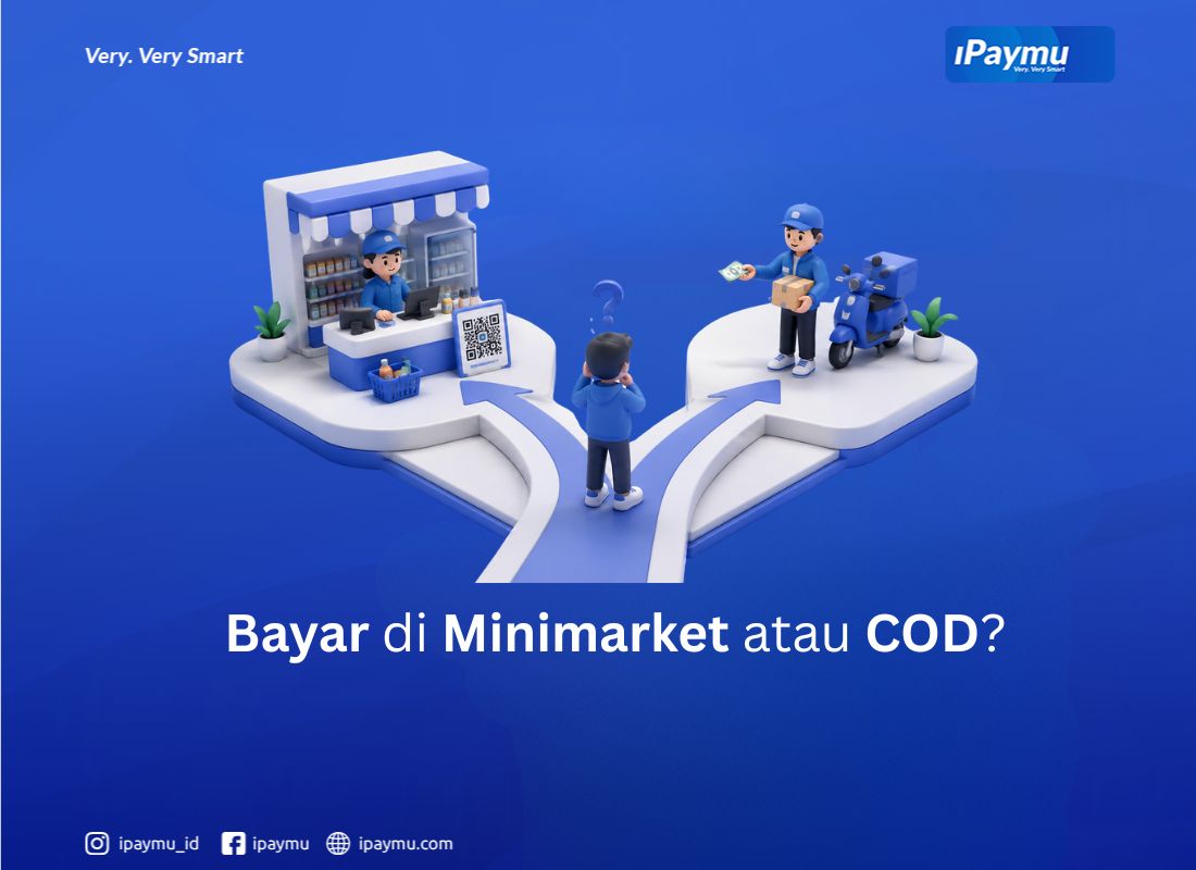 Bayar di minimarket atau COD untuk pembeli tanpa rekening bank
