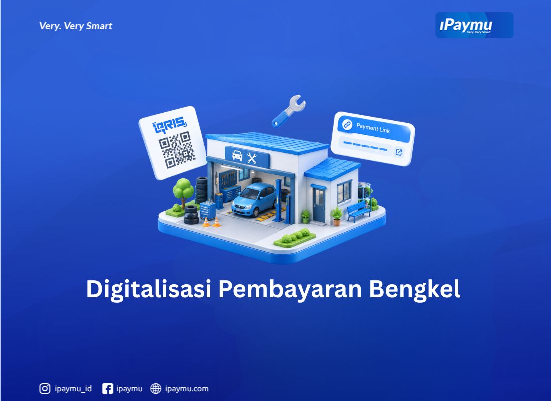 Digitalisasi pembayaran bengkel otomotif dan spare part dengan QRIS dan payment link