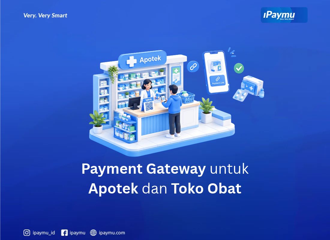 Payment gateway untuk apotek dan toko obat QRIS dan payment link